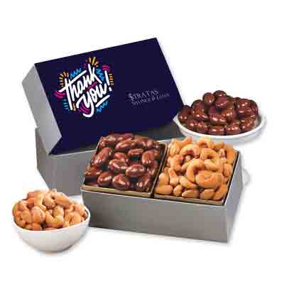Medium Gift Box filled with candy and nuts